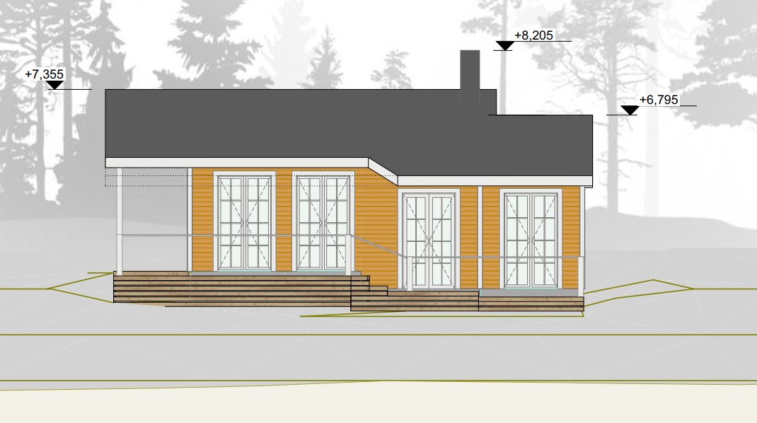 Huvilan muutossunnittelu ja saunarakennuksen laajennus, Helsinki